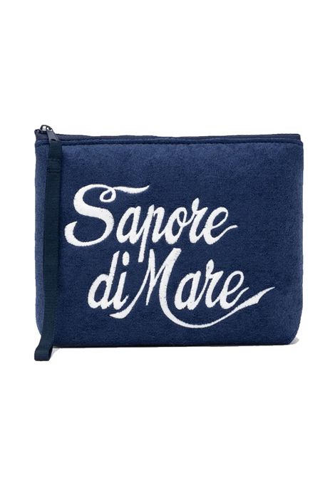 Pochette Mc2 Saint Barth Aline Sapore di mare blu spugna MC2 SAINT BARTH | Pochette | ALINESPONGE0560H61